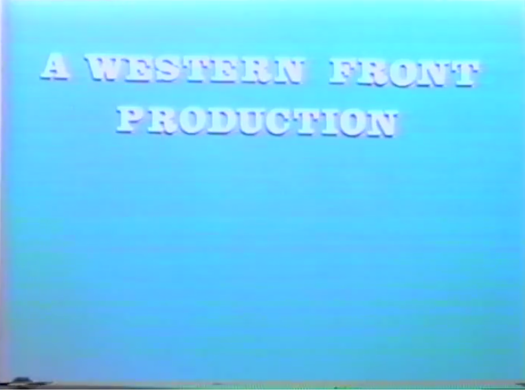 White text reading “A Western Front Production” on a blue background.